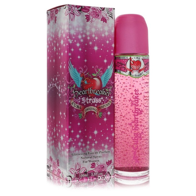 Cuba Strass Heartbreaker by Fragluxe For Women Eau De Parfum Spray 3.4 oz