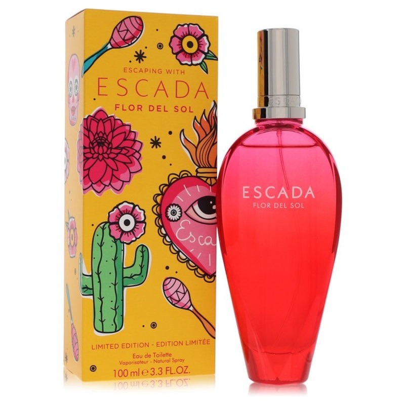 Escada Flor Del Sol By Escada 3.3 Oz Eau De Toilette Spray For Women In Box