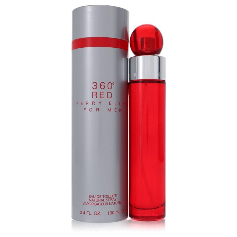 Perry Ellis 360 Red By Perry Ellis 3.4 Oz Eau De Toilette Spray For Men In Box