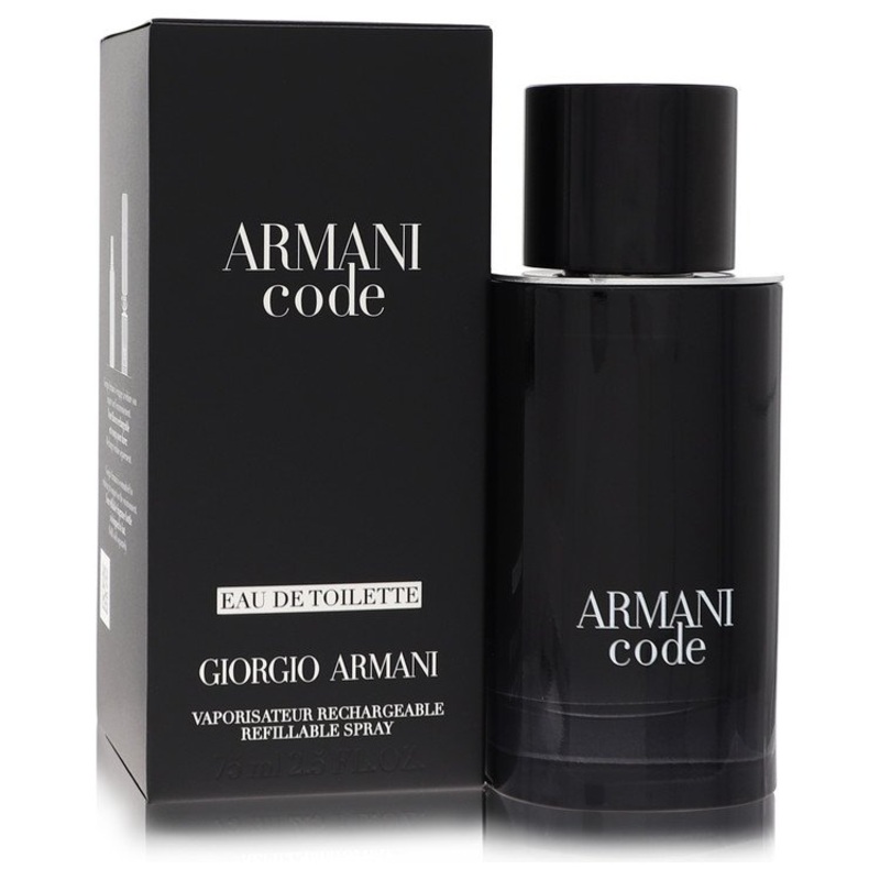 Armani Code by Giorgio Armani Eau De Toilette Spray Refillable 2.5 oz for Men – Premium Designer Fragrance