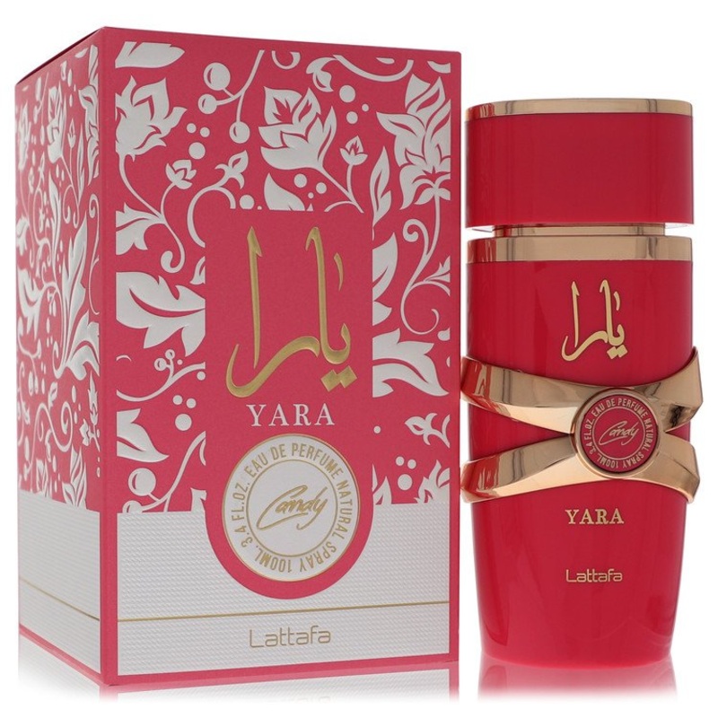 Lattafa Yara Candy by Lattafa For Women Eau De Parfum Spray 3.4 oz