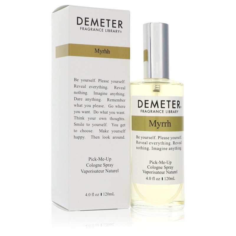 Demeter Myrhh by Demeter Cologne Spray (Unisex) 4 oz for Women – Premium Designer Fragrance