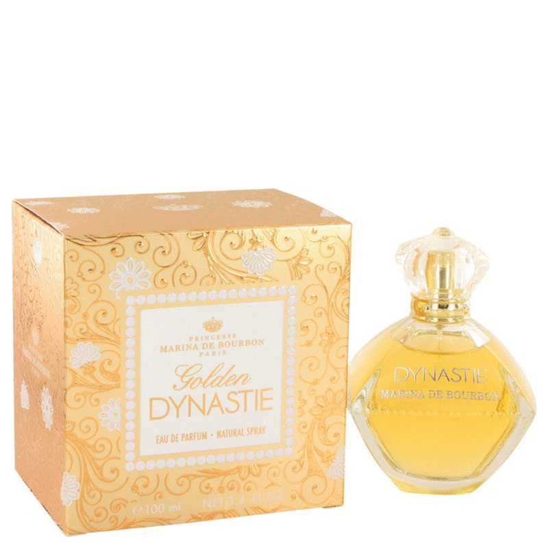 Golden Dynastie by Marina De Bourbon For Women Eau De Parfum Spray 3.4 oz