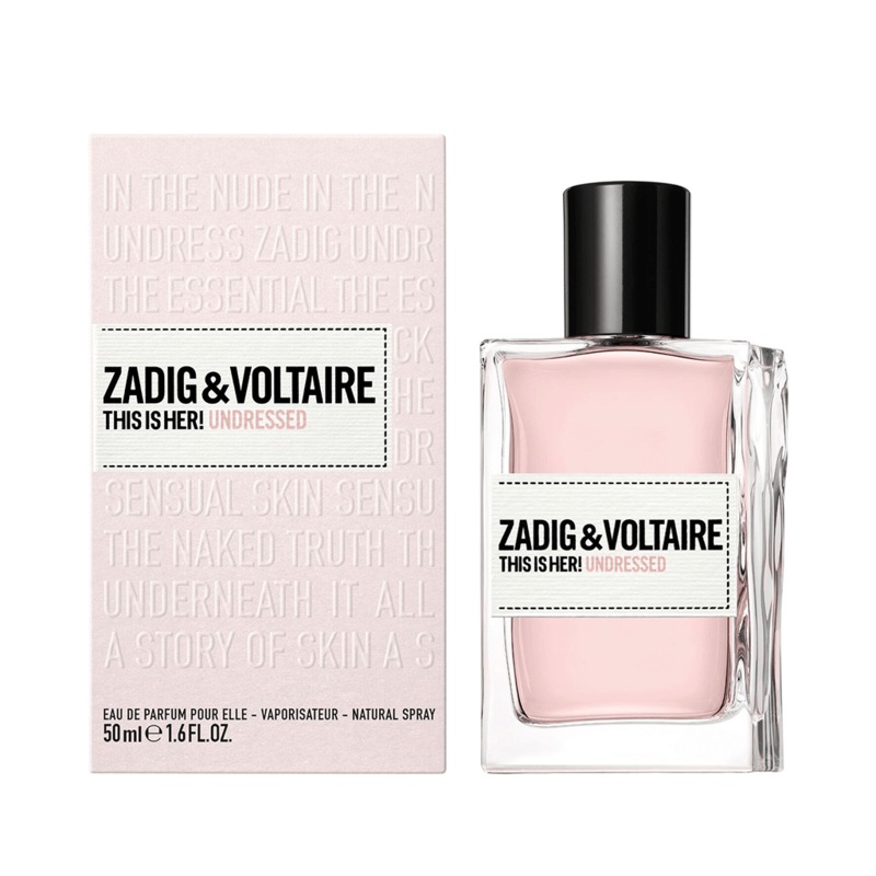 Zadig & Voltaire This Is Her! Undressed Eau de Parfum Women’s Perfume Spray (50ml, 100ml) 50ml