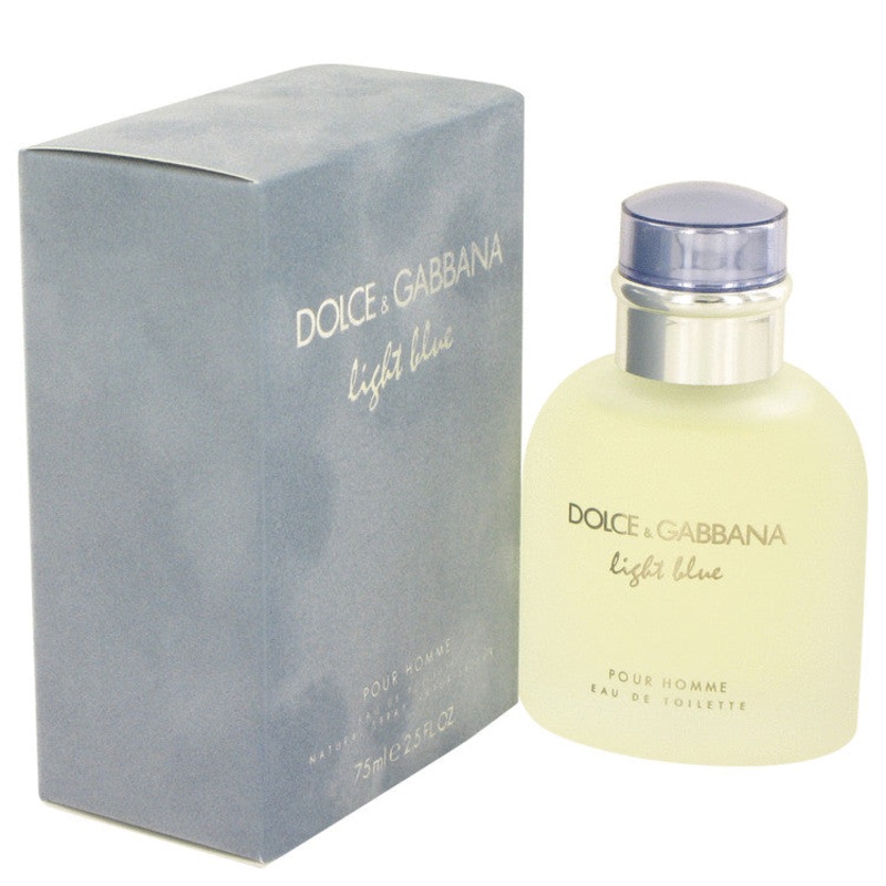 Light Blue by Dolce & Gabbana For Men Eau De Toilette Spray 2.5 oz