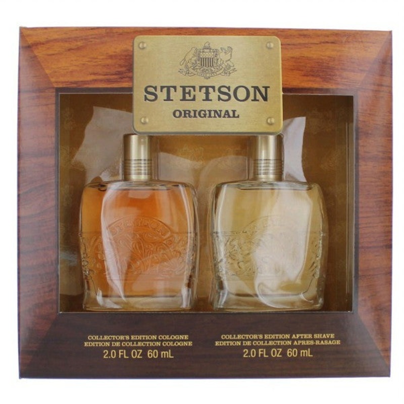 Stetson Gift Set by Coty 2 Piece Gift Set: 2.0 Oz Eau De Cologne Splash + 2.0 Oz After Shave Splash. For Men