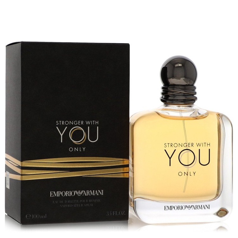 Stronger With You Only by Giorgio Armani For Men Eau De Toilette Spray 3.4 oz