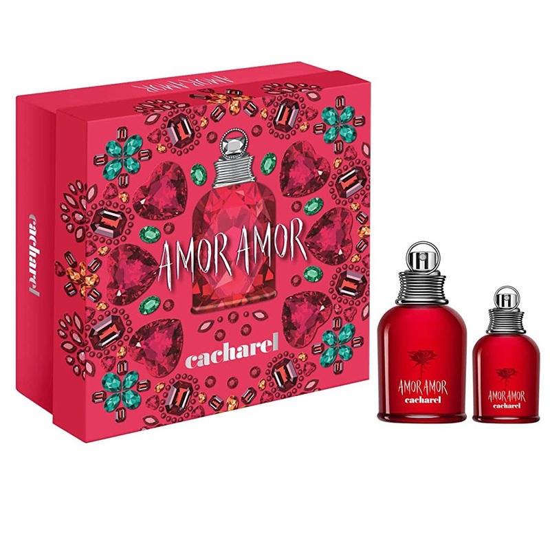 Cacharel Amor Amor 2PCS Gift Set – 100ML EDT Spray + 30ML EDT Spray (Women)