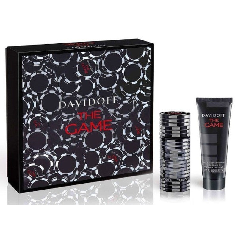 The Game Gift Set by Davidoff 2 Piece Gift Set: 3.4 Oz Eau De Toilette Spray + 3.4 Oz Hair & Body Shampoo. For Men