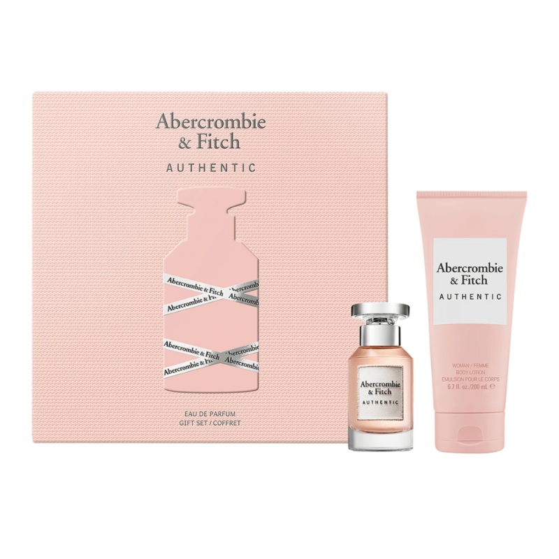 Abercrombie & Fitch Authentic Woman Women’s Perfume Gift Set (50ml EDP + 200ml Body Lotion)