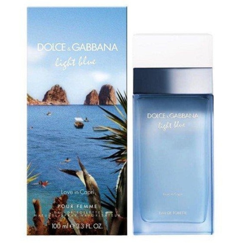 D & G Light Blue Love In Capri Eau De Toilette 3.3 Oz