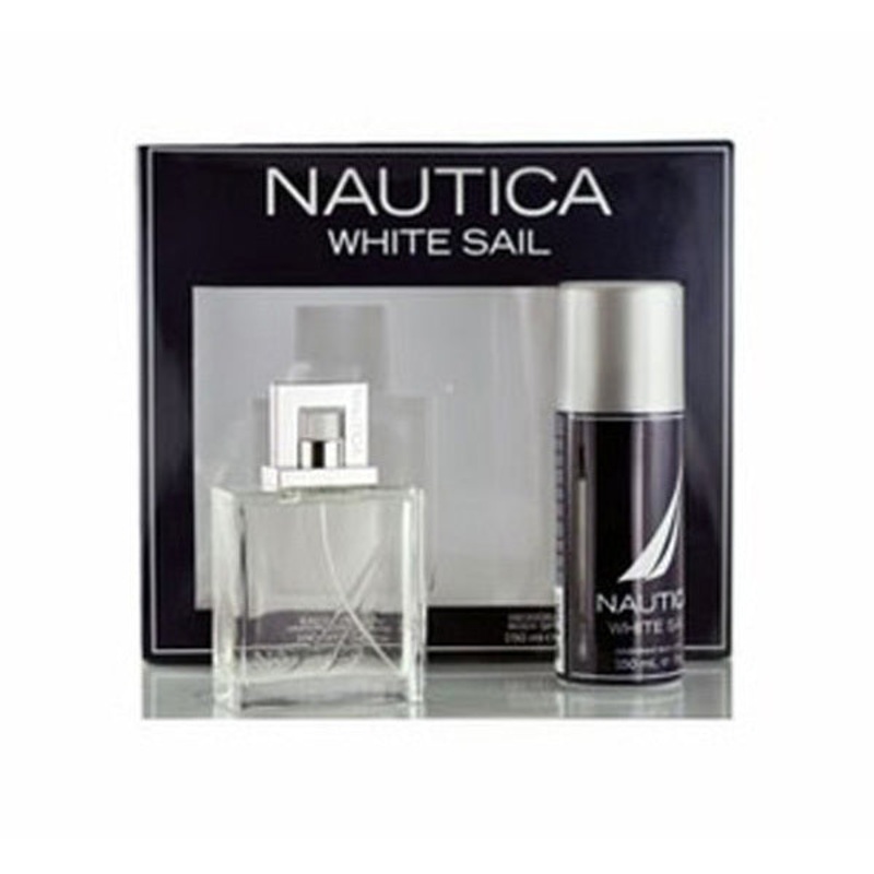 White Sail Gift Set by Nautica 2 Piece Gift Set: 3.4 Oz Eau De Toilette Spray + Deodorant. For Men