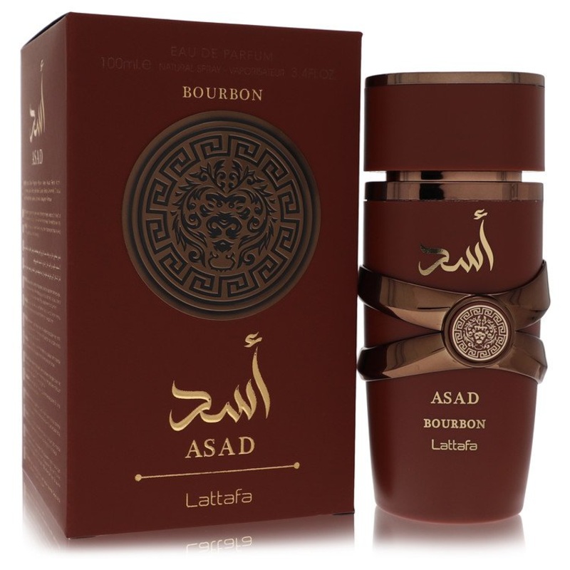 Asad Bourbon By Lattafa Cologne 3.4 Oz Edp Spray For Men – Box