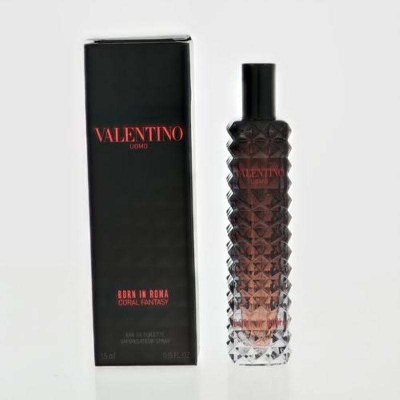 Born In Roma Coral Fantasy By Valentino Cologne 0.5 Oz Edt Spray For Men – Mini