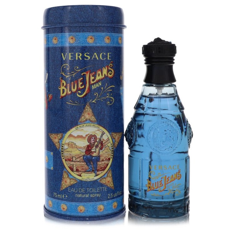 Versace Blue Jeans By Versace Cologne 2.5 Oz Edt Spray For Men – Box
