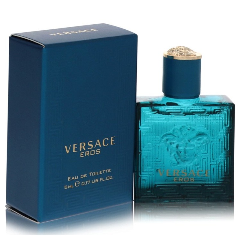 Versace Eros by Versace Mini EDT .16 oz for Men – Premium Designer Fragrance