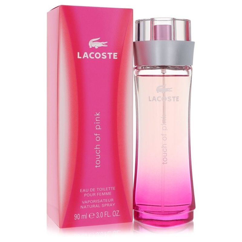 Touch of Pink by Lacoste Eau De Toilette Spray 3 oz for Women – Premium Designer Fragrance