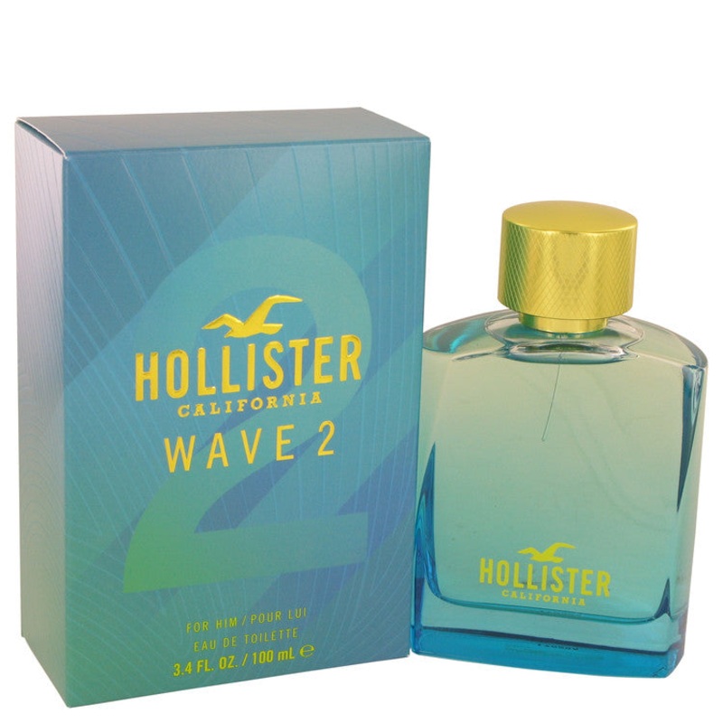 Hollister Wave 2 by Hollister For Men Eau De Toilette Spray 3.4 oz