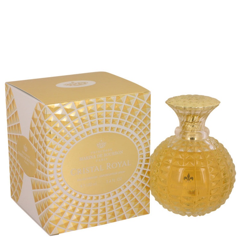 Cristal Royal by Marina De Bourbon For Women Eau De Parfum Spray 3.4 oz