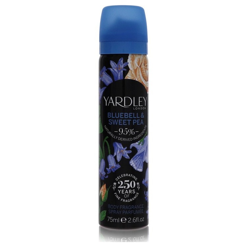Yardley Bluebell & Sweet Pea by Yardley London Body Fragrance Spray 2.6 oz for Women – Premium Designer Fragrance