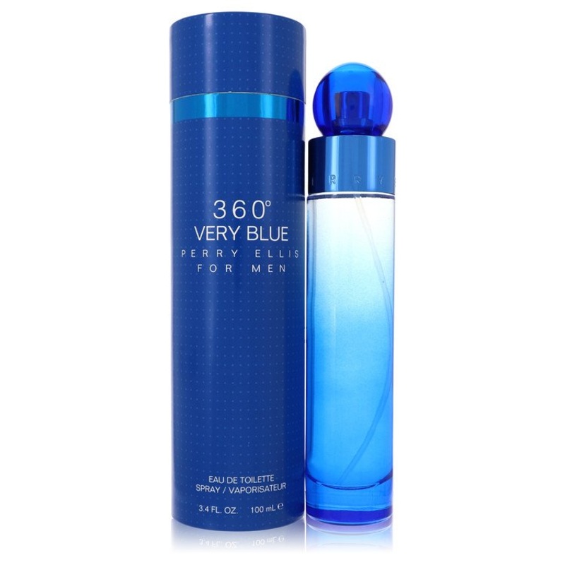 Perry Ellis 360 Very Blue by Perry Ellis Eau De Toilette Spray 3.4 oz for Men – Premium Designer Fragrance